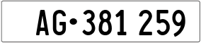 Truck License Plate